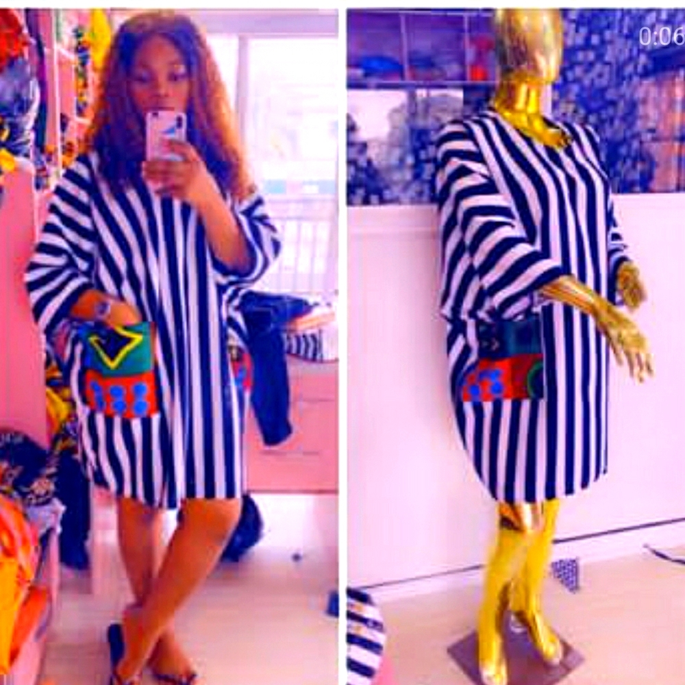Ankara mix tunic